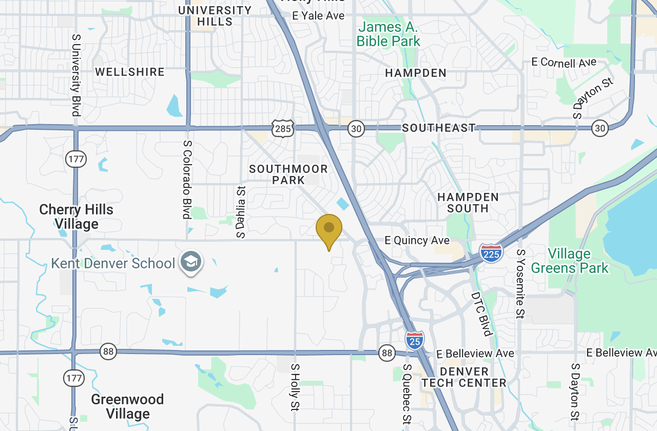 Map showing property location